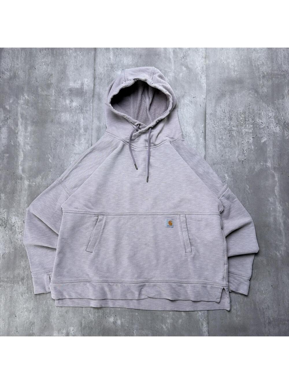 Y2K Purple Carhartt Grunge Baggy Skater Hoodie